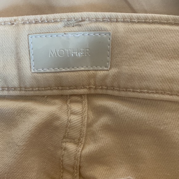 Mother denim the insider crop step fray chalk it up size 28 - Picture 5 of 6